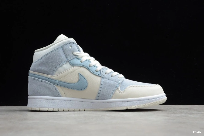 Boostmaster lin Air Jordan DA4666-100 1 Mixed Textures Blue Mid 0701